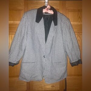 Vintage Houndstooth Blazer